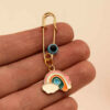 Safety Pin Brooch für Kinder – Regenbogen-Design für Freude und Schutz