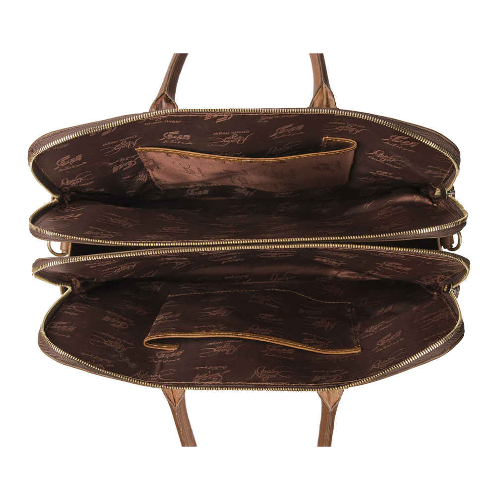 Persische Leder-Aktentasche – Khorshid Modell