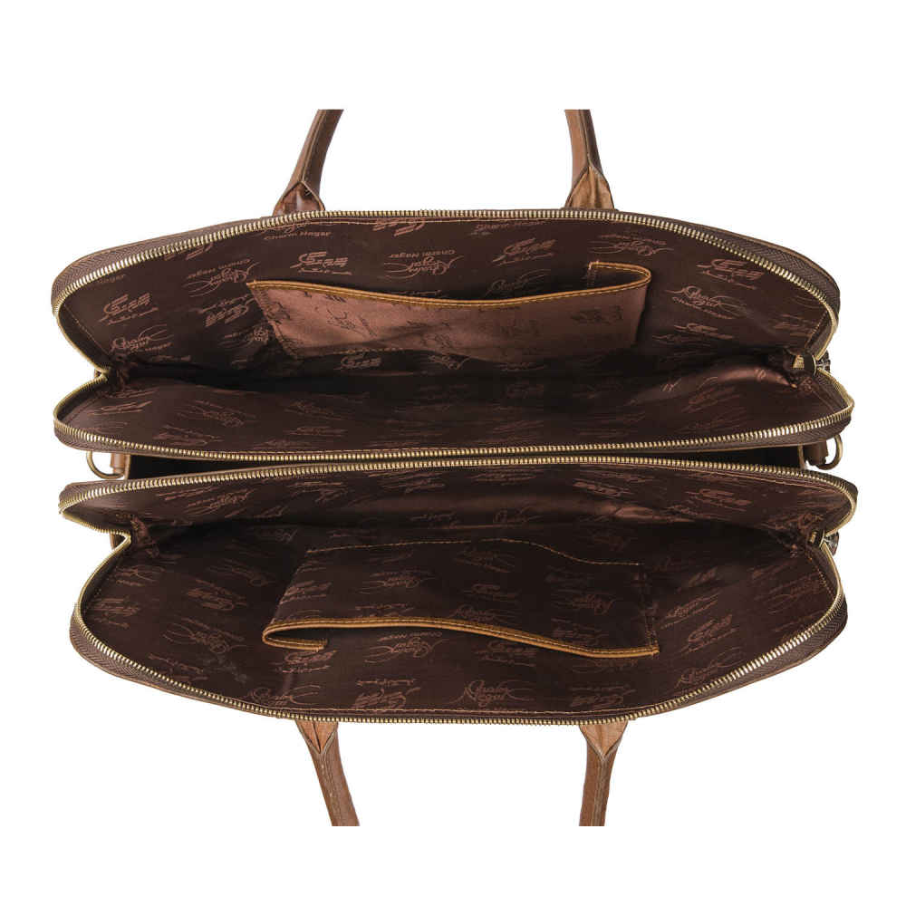 Persische Leder-Aktentasche – Raika Modell