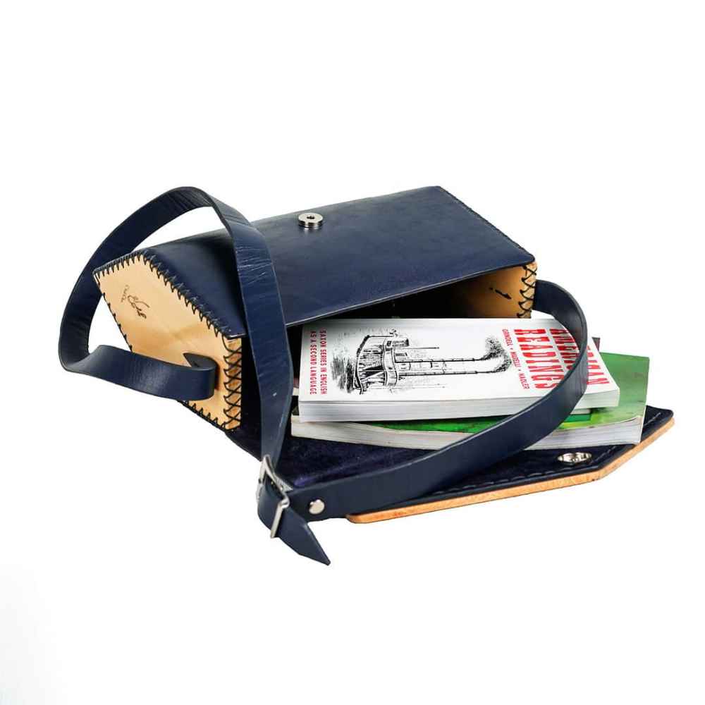 Luxuriöse handgefertigte Leder-Umhängetasche – Darya Edition