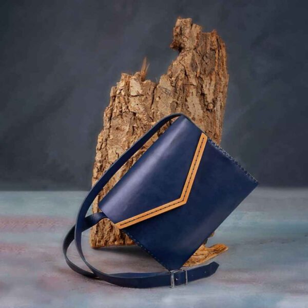 Luxuriöse handgefertigte Leder-Umhängetasche – Darya Edition