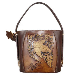 Suede-Leder Boho Schultertasche handgefertigt Rana