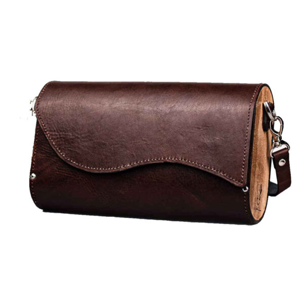 Luxuriöse handgefertigte Leder-Umhängetasche – Sepidar Design