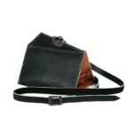 Luxuriöse handgefertigte Leder-Umhängetasche – Shab Design
