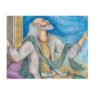 Original persische Miniaturkunstmalerei: Aquarell - Khayam von Rasoul Motamedi