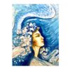 Original persische Miniaturmalerei: Aquarell auf Karton - Niayesh von Rasoul Motamedi