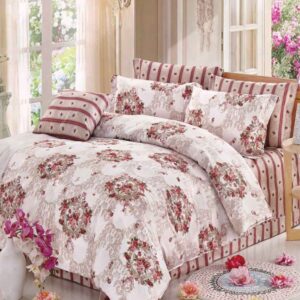 4-teiliges Bettwäsche-Set für Einzelbett – Eliza