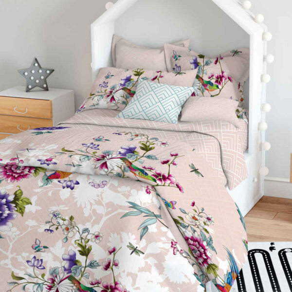 5-teiliges Bettwäsche-Set für Doppelbett – Elsa