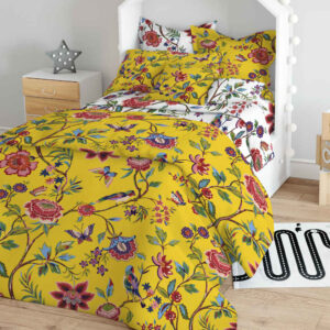 5-teiliges Bettwäsche-Set für Doppelbett – Flora