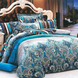 6-teiliges Bettwäsche-Set für Doppelbett – Darya