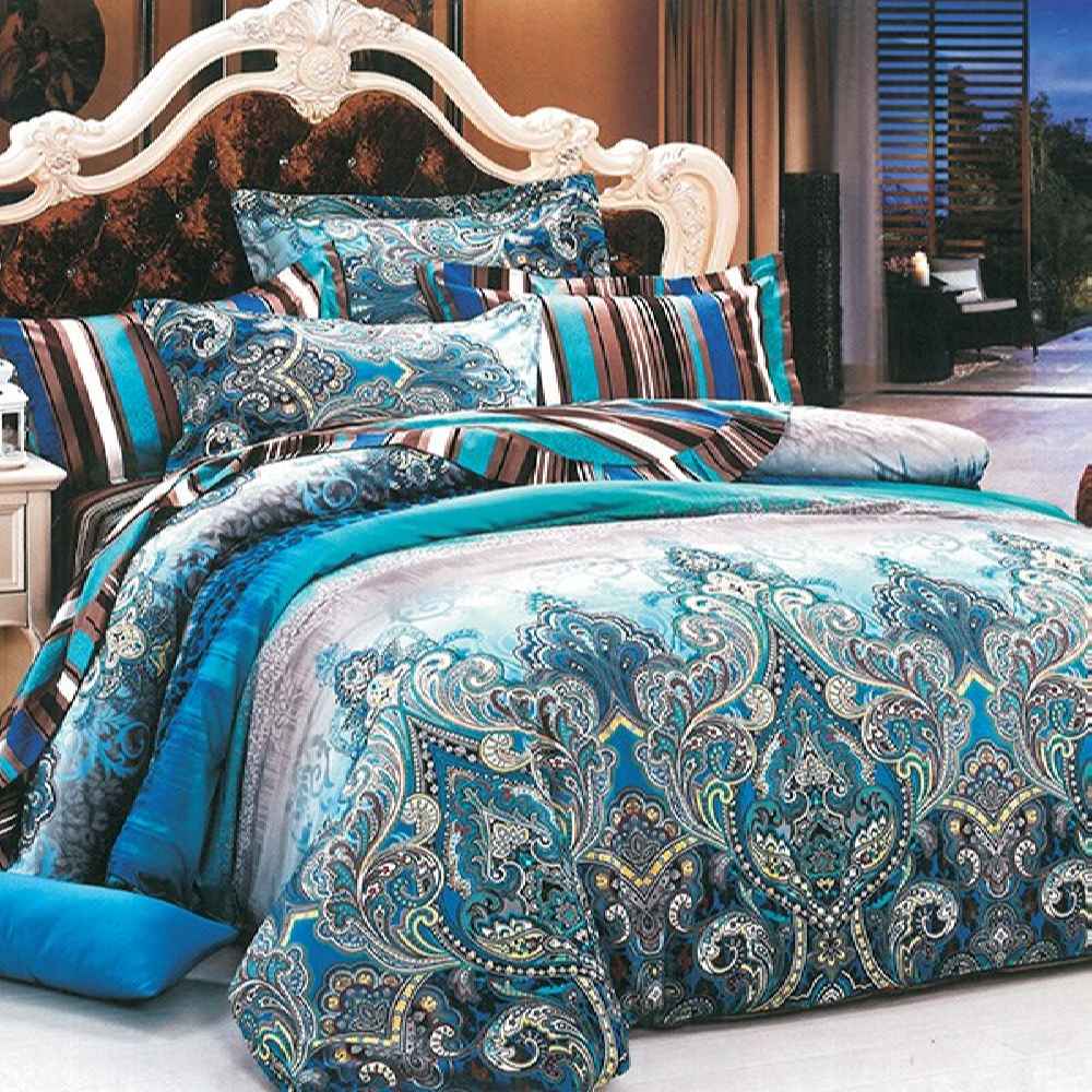 6-teiliges Bettwäsche-Set für Doppelbett – Darya