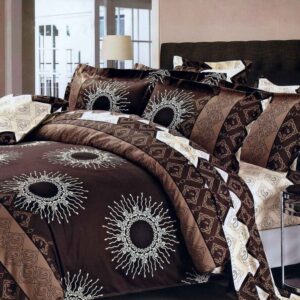 6-teiliges Bettwäsche-Set für Doppelbett – Solar