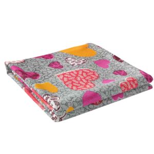 Baumwoll-Bettlaken für Doppelbett – Weich & Langlebig, Heart