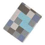 Baumwoll-Bettlaken für Einzelbett – Weich & Langlebig, Blue Checkered