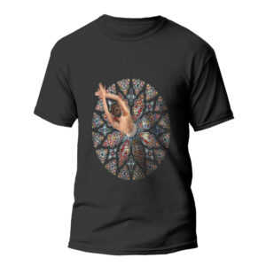 Ballett-inspiriertes T-Shirt – Modell Ballerina | Elegantes Tanzmotiv-Shirt