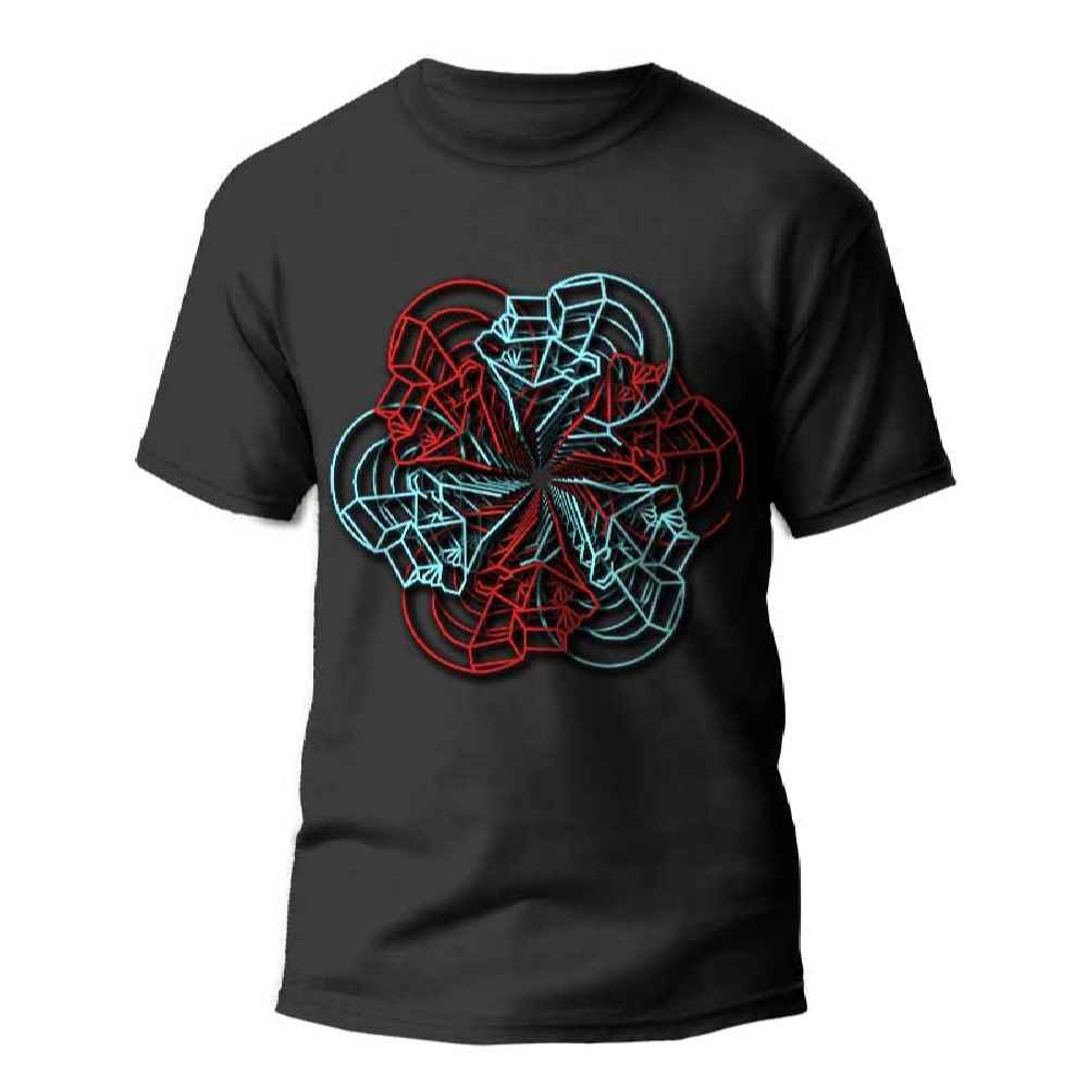Abstrakte Gesichter T-Shirt – Modell Faces | Künstlerisches Grafikshirt