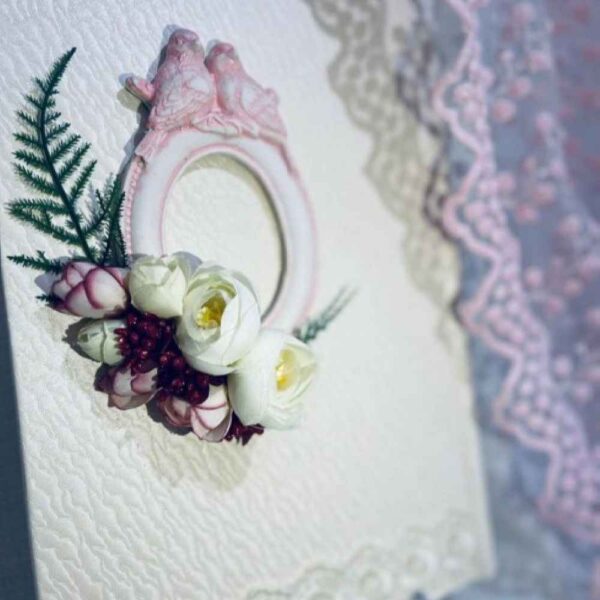 Hochzeitsnotizbuch im persischen Stil – Modell Rosa