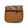 Bohemian Crossbody-Umhängetasche & Schal-Set mit Fuchsmotiv