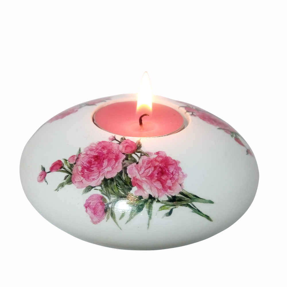 Gips-Teelichthalter Modell Shakheh