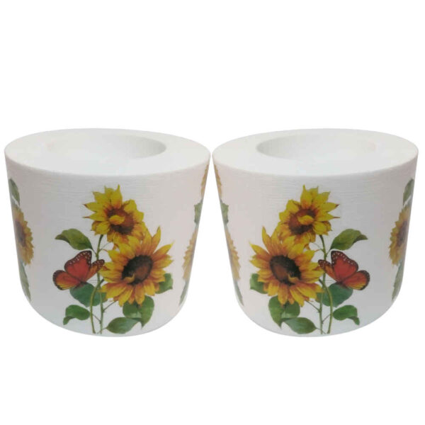 Teelichthalter Modell Sonnenblume