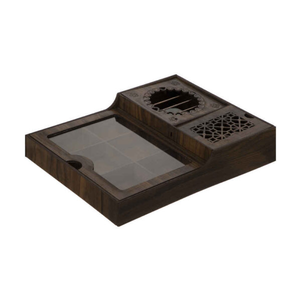 Holz-Teebeutelkästchen mit Teewärmer Hamta