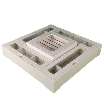 Teebox Organizer mit Wärmer für Snacks, Nüsse & Schokolade – Hasti Edition
