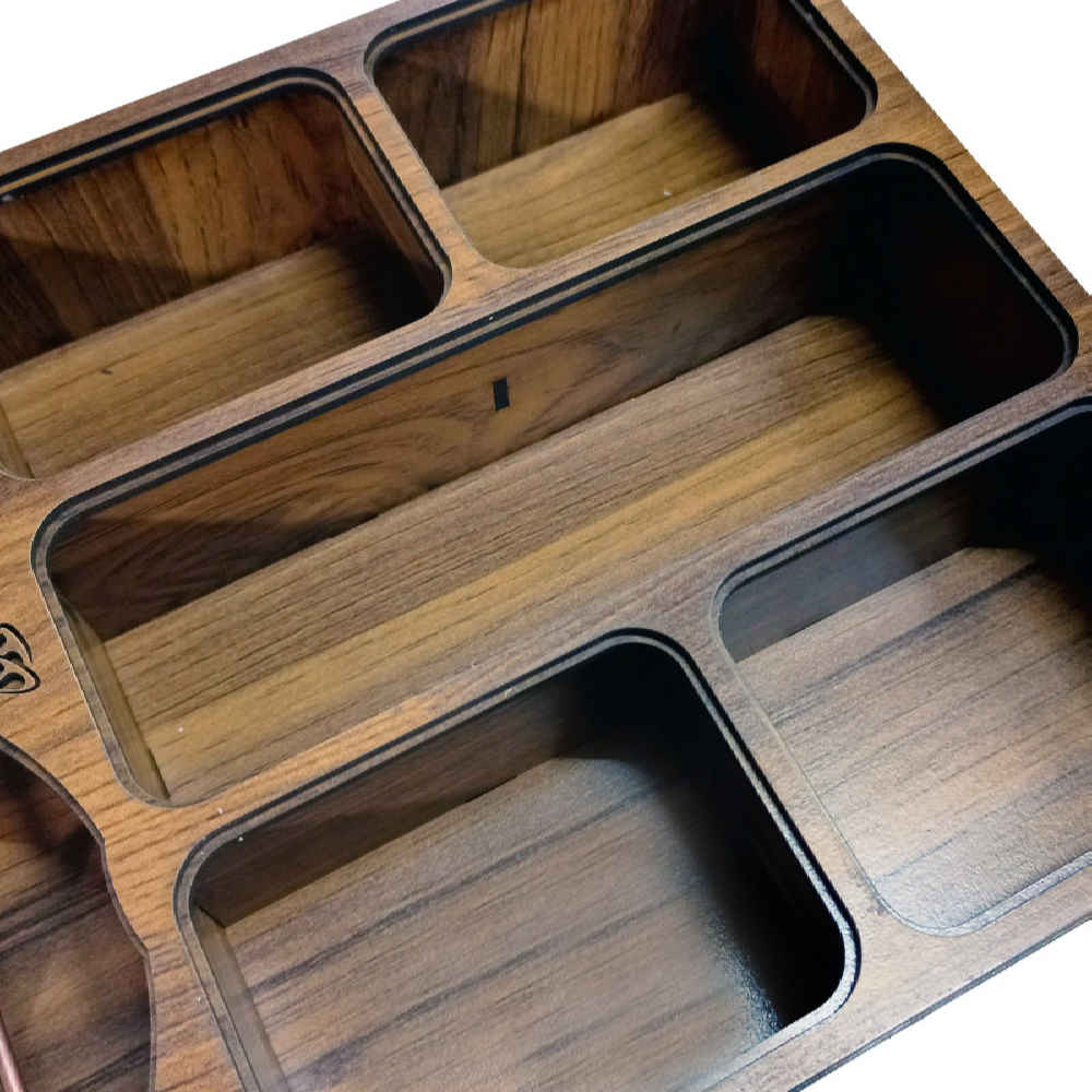 Holz-Teebeutelkästchen mit Teewärmer Janan