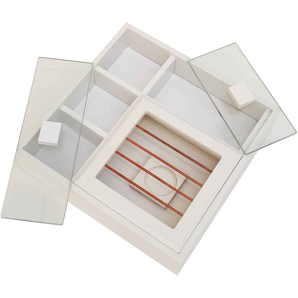 Holz-Teebeutelkästchen mit Teewärmer Maral