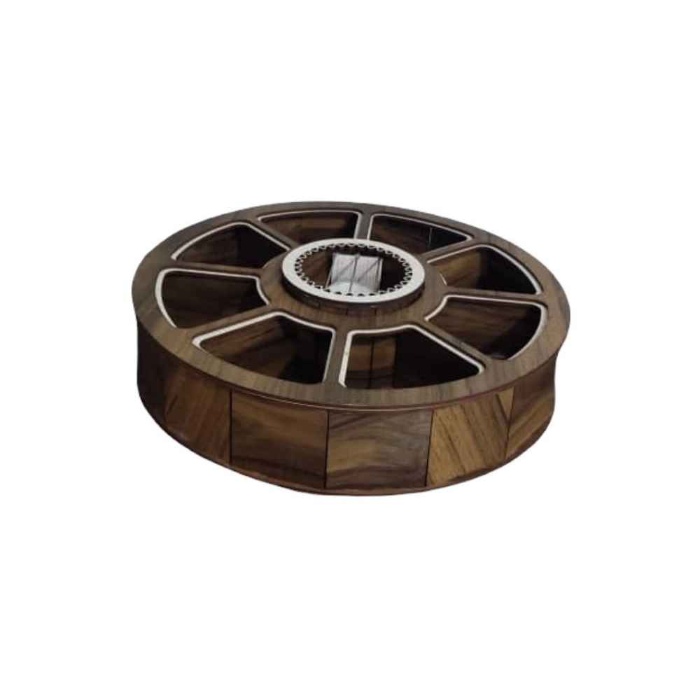 Holz-Teebeutelkästchen mit Teewärmer Mehrsa