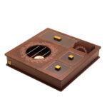 Holz-Teebeutel-Organizer-Box mit Wärmer Paniz