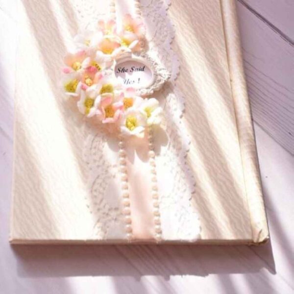 Persisches Hochzeitsnotizbuch Modell Floral