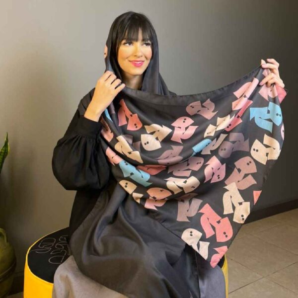 Persischer Bedruckter Schal Künstlerisch & Leicht Hich