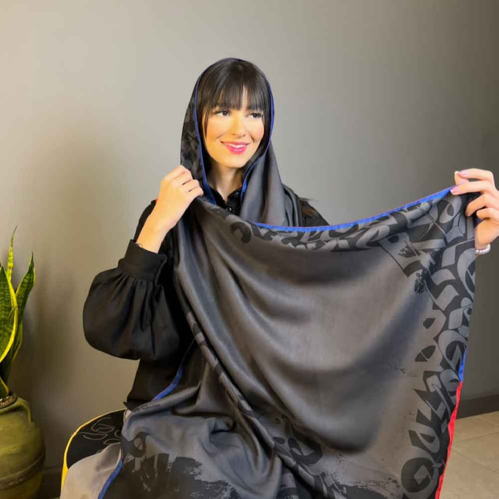 Persischer Bedruckter Schal Künstlerisch und Leicht Majnun