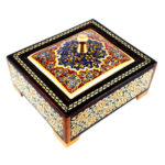 Handgefertigte Holz-Schmuckbox mit persischem Khatam-Design – Arsha