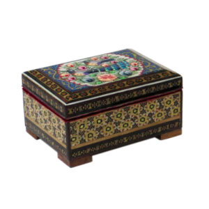 Handgefertigte Holz-Schmuckbox mit persischem Khatam-Design – Behnaz