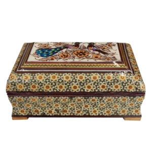 Handgefertigte Holz-Schmuckbox mit persischem Khatam-Design – Bina