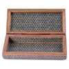 Handgefertigte Holz-Schmuckbox mit persischem Khatam-Design - Borna