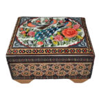 Handgefertigte Holz-Schmuckbox mit persischem Khatam-Design – Hedieh