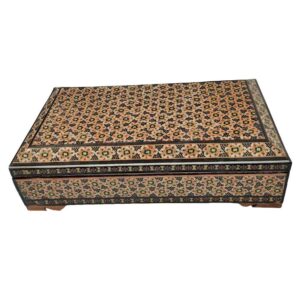 Handgefertigte Holz-Schmuckbox mit persischem Khatam-Design – Nazanin