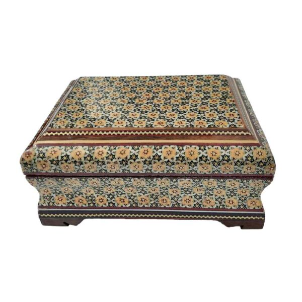 Handgefertigte Holz-Schmuckbox mit persischem Khatam-Design - Paeez