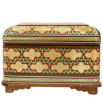 Handgefertigte Holz-Schmuckbox mit persischem Khatam-Design – Rana