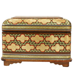 Handgefertigte Holz-Schmuckbox mit persischem Khatam-Design – Rana