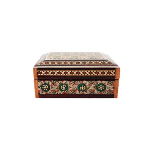Handgefertigte Holz-Schmuckbox mit persischem Khatam-Design – Royal