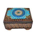Handgefertigte Holz-Schmuckbox mit persischem Khatam-Design – Soraya