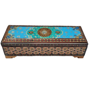 Holz-Bleistiftbox Handgefertigt mit persischer Khatamkari Kunst Eslimi