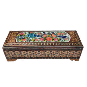 Holz-Bleistiftbox Handgefertigt mit persischer Khatamkari Kunst Laleh