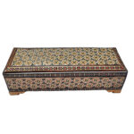 Holz-Bleistiftbox Handgefertigt mit persischer Khatamkari Kunst Nahal
