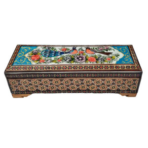 Holz-Bleistiftbox Handgefertigt mit persischer Khatamkari Kunst Omana