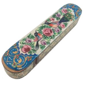 Holz-Bleistiftbox Handgefertigt mit persischer Khatamkari Kunst Tavoos