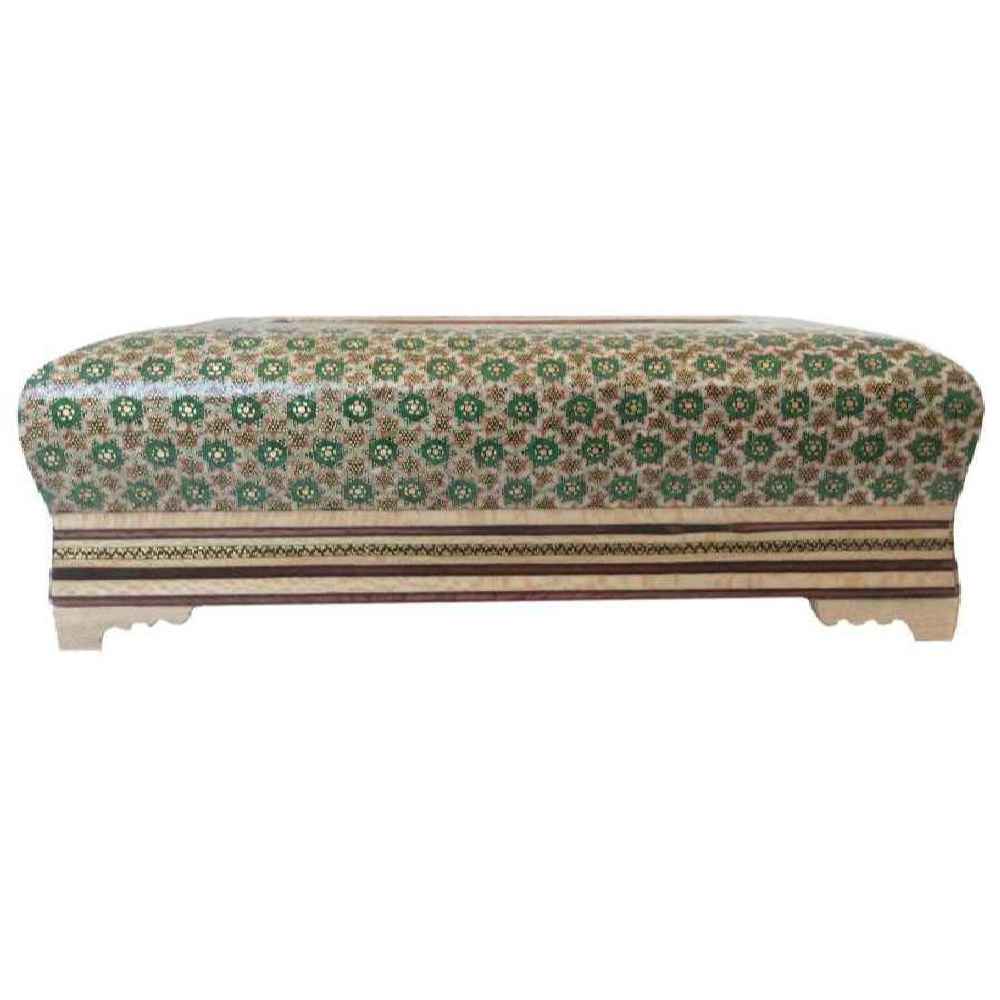 Handgefertigte persische Holz-Taschentuchbox – Khatamkari Peyman